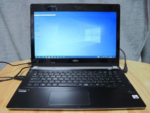 富士通 ウルトラブック UH55/K Win10/Core i3-3217U/8GB/新古品SSD240GB/無線/Office/カメラNG