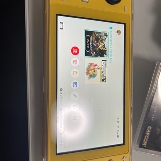 SwitchLight イエロー、モンハンRISE、ケースセット