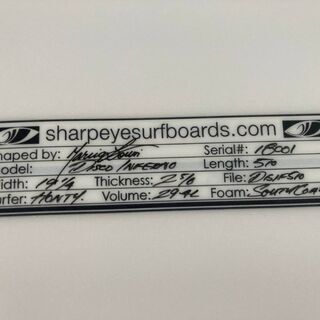 超美品！シャープアイサーフボード、ディスコインフェルノ！29,4L