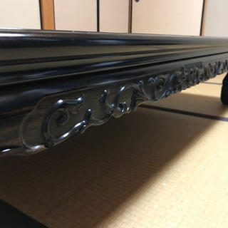 取引完了 引渡済【座卓】黒檀
