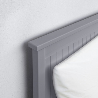 IKEA ベッド　セミシングル　クイーンサイズ　グレー