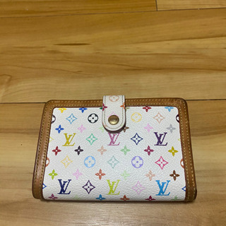 鑑定済み ルイヴィトン モノグラムマルチカラー ポルトフォイユ
