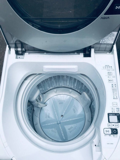②‼️8.0kg‼️1154番 AQUA✨全自動電気洗濯機✨AQW-LV800E‼️