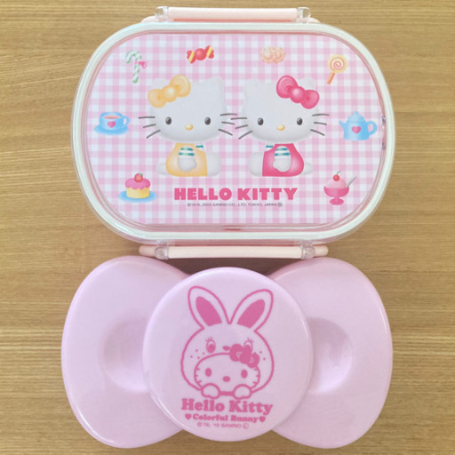 キティちゃん お弁当箱 2個 みみ 郡山富田の生活雑貨の中古あげます 譲ります ジモティーで不用品の処分