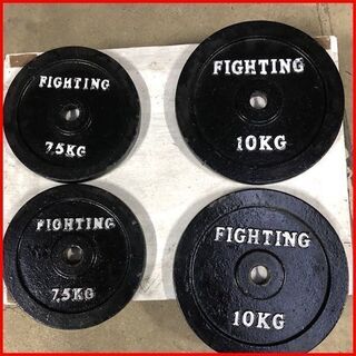 状態良好 FIGHTING ROAD/ファイティングロード ハードベンチ+セーフティーラック＋プレート55Kg+バーベルシャフト 1本+バーベWルシャフト 1本+ダンベルシャフト 2本 手渡し希望/自社配送可能（配送エリアについてお問い合わせください）