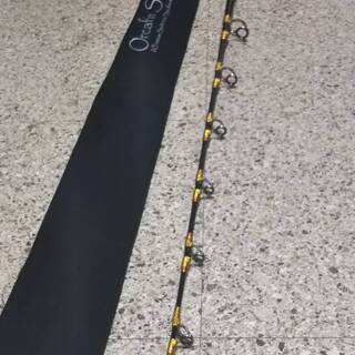 泳がせロッド Gokuspe最高級総糸巻船竿 ORCAFIN STF 150-250