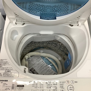 生活家電 TOSHIBA 全自動洗濯機 AWｰ5GS 5.0kg 2017年製 50Hz／