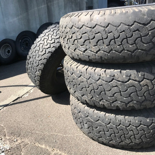30×9.50R15 LT グットリッチ 4本ホイール付き デリカ スペースギア新品 