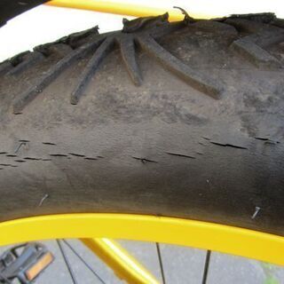 訳アリ】ビーチクルーザー 26インチ ファットバイク KALLA イエローゴールド 札幌市北区屯田 訳アリ】ビーチクルーザー 26インチ ファットバイク KALLA イエロー