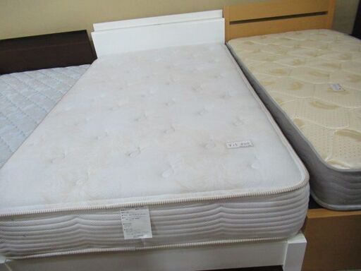 木枠ベッド　白