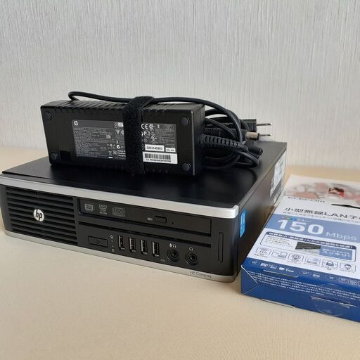 【取引中です】☆省スペースデスクトップパソコン☆　HP　Compaq　Elite　8300　SSD240GB　Windows10　②
