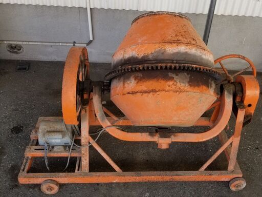 竹村鐵工所　コンクリートミキサー　詳細不明【ハンズクラフト下関店】 竹村鐵工所 コンクリートミキサー 詳細不明【ハンズクラフト下関店】