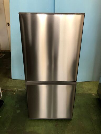 【売約済み】AQUA アクア ノンフロン冷凍冷蔵庫 157L AQR-U16F(S)形 2017年製 2ドア シルバー