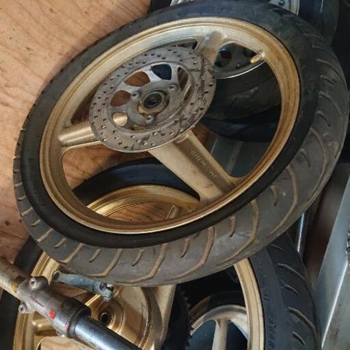 NS50F フロント、リヤホイール、セット