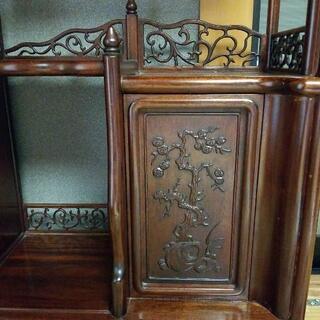 高級　和室　飾り棚　アンティーク