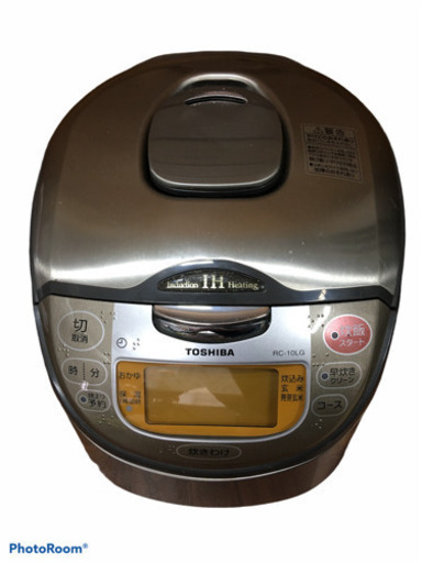 TOSHIBA 東芝　炊飯ジャー　5.5合炊き　RC-10LG 中古　通電確認済み