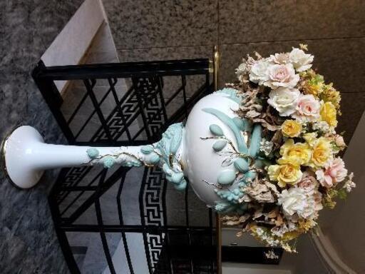 ヨーロッパ　アンティーク　特大　花瓶