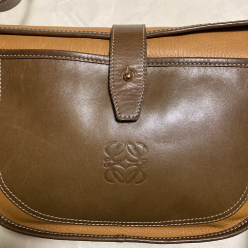LOEWE ヴィンテージ オールドロエベ ハーフムーン ショルダーバッグ