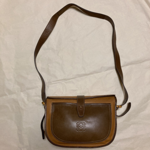 LOEWE ヴィンテージ オールドロエベ ハーフムーン ショルダーバッグ