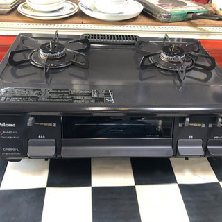 リサイクルサービス八光】2017年製 パロマ LPガス用コンロ 左強火