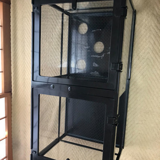 爬虫類ケージ&小物セット