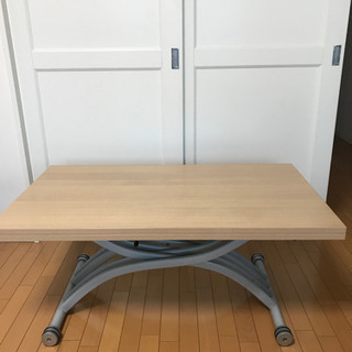 【ネット決済】伸縮可能テーブル　リフティングテーブル