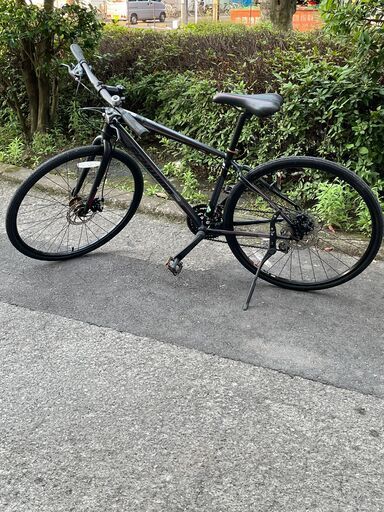 【リサイクルショップどりーむ天保山店】No.139　12179i クロスバイク　SCHWINN　シュウィン　中古　自転車　２７．５インチ　ライト無し　前後ギア　ディスクブレーキ