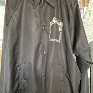 【ネット決済・配送可】SWGxSTUSSY コラボ　コーチジャケ...