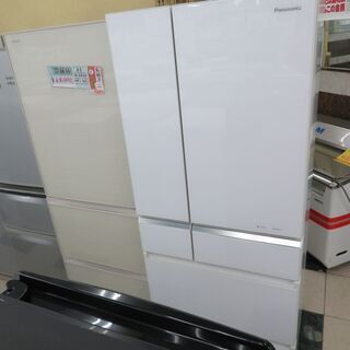 引取限定】パナソニック 冷蔵庫 NR-FPM472S 2016年製 470L【小倉