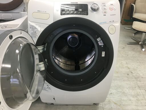 東芝9.0Kドラム式洗濯乾燥機　２０１３年製　分解クリーニング済み！