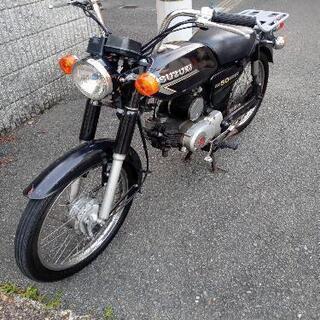 スズキ k50 2st 50cc ビンテージ MT 4速 不動車 レストアベース