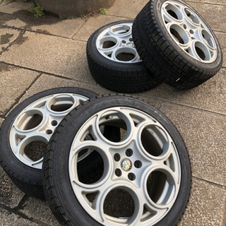 147GTA 純正タイヤホイール 4本セット USED