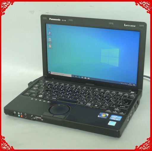 在庫処分 送料無料 日本製 軽量 ノートパソコン 中古動作良品 10.1型 Panasonic CF-J10TWHDS Core i3 4GB 250G 無線 Windows10 LibreOffice 即使用可能