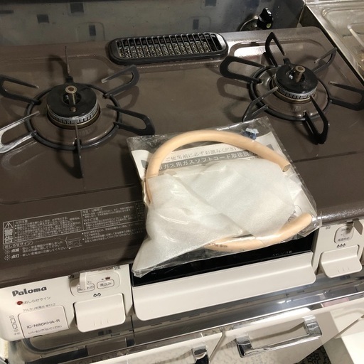 パロマ☆美品 IC-N86KHA-R ガステーブルコンロ 都市ガス用 右強火 