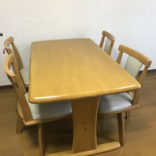 食卓　テーブル　椅子４脚セット