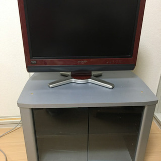 SHARP 20V型　2008年製　テレビ台セット