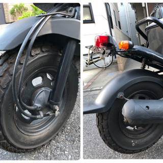 HONDA ズーマー ブラック 低走行車 前後タイヤ新品 ノーマル車 シート