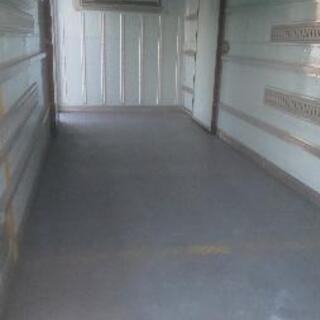 香取市山之辺】No.K-8 横スライド扉付き保冷コンテナ 白色 全塗装品 長