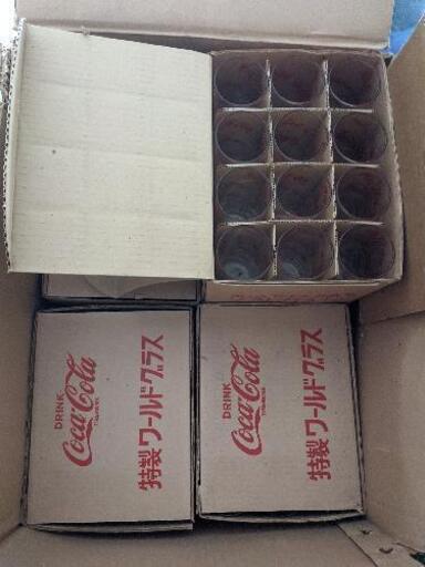 Coca-Colaワールドグラス☆箱付きデッドストック品×6箱☆超レア！