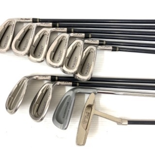 【値下げ！】◆MacGregor マグレガー 等◆ゴルフクラブ 全13本セット＋AXEL キャディバッグ付き