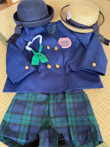 入園準備先取りまたまた値下げ‼️志津わかば幼稚園制服、制帽、緑リボンなど全部セット