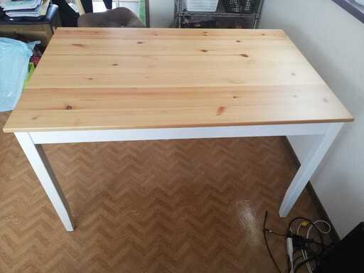 値下げ] IKEA LERHAMN テーブル 118X74 | ptpnix.co.id