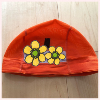 ミナトスイミング専用水泳帽子(オレンジ)