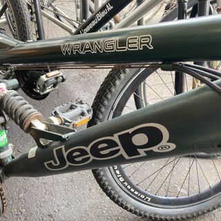 【リサイクルショップどりーむ荒田店】　477　JEEP　マウンテンバイク　１８段変速　グリーン　中古車