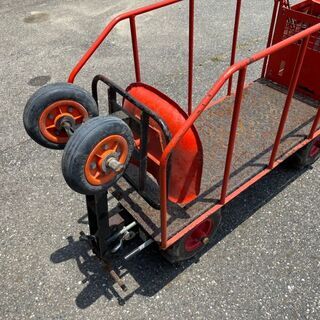 関東農機　ヘルパー号　KS-3　集獲車　収穫車　管理作業者