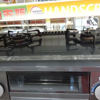 リンナイ ガスコンロ KGM563DGL 都市ガス 中古品 2017年製 ホースあり