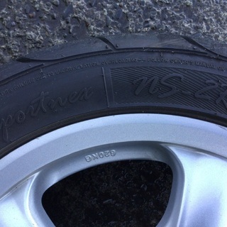 165/55R14 ADVAN NEOVA×2本、NANKANG NS-2R×2本、アルミ付き 14
