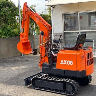 ホクエツ　北越　AX08　HM07SG　1トンクラス　全塗装済　アワーメーター1583ｈ　マイクロミニ油圧ショベル　バックホー　茨城県　T13