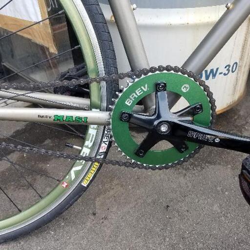 終了です。札幌清田区 中古 MASI ピストバイク 固定