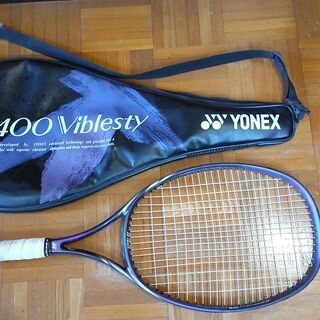 硬式テニスラケット（YONEX　RQ-400Viblesty）あ...
